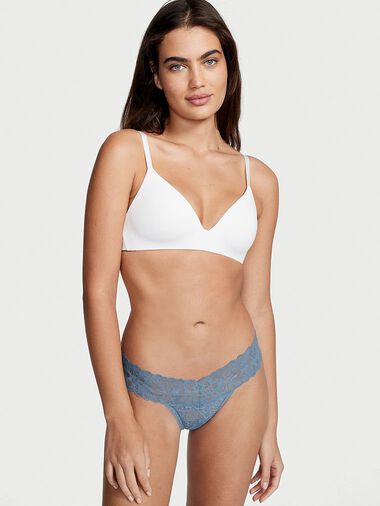Tanga De Encaje Floral, Description, large