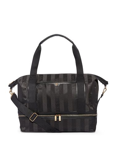 Weekender Bag, Logo Jacquard Stripe, large