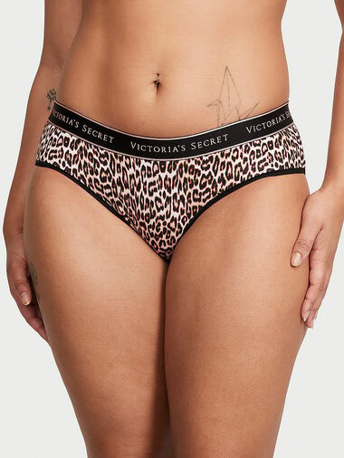 Logo Cotton Hiphugger Panty, Basic Instincts, large