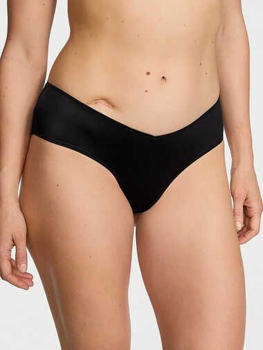 Braguitas Culottes De Pernera Alta Con Tiras Posteriores, Black, large