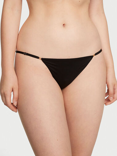 Braguitas Con Tiras Ajustables, Black, large