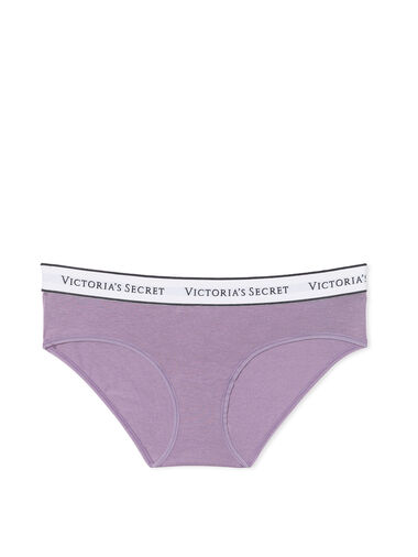 Braguitas Altas De Algodón Con Logo, Purple, large
