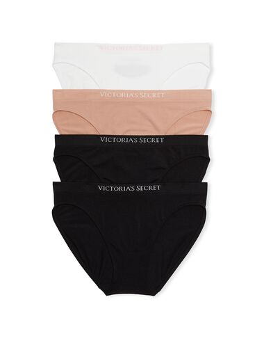 Juego De 4 Braguitas De Bikini Sin Costuras, Assorted, large