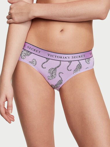 Braguitas Altas De Algodón Con Logo, Unicorn Purple Leopards, large