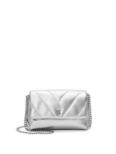Bolso Convertible Mini, Silver, large