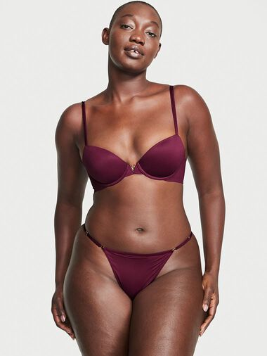 Adjustable String Thong Panty, Kir, large