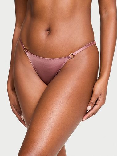 Tanga De V Con Anillo Metálico, Vintage Rose, large