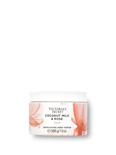 Coconut Milk Rose Natural Beauty Exfoliating Body Scrub, Coconut Milk & Rose, large