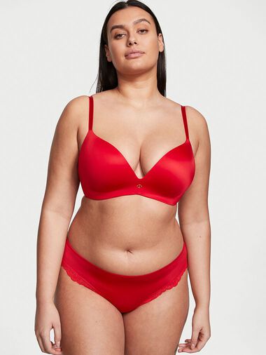 Tanga Suave Con Cut-out En La Parte Trasera, Lipstick, large