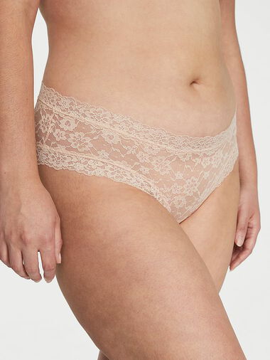 Braguitas Culottes De Encaje, Marzipan, large
