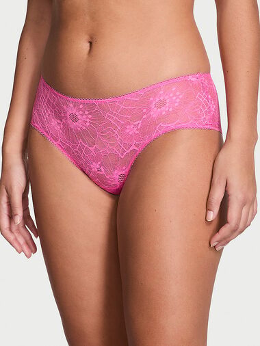 Braguitas Culottes De Encaje, Hollywood Pink, large