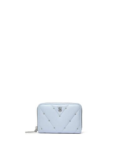 Small Wallet With Zip, Adrift Blue, large