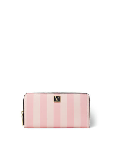 Cartera Victoria, Pink Stripe, large