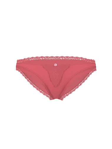 Lace-trim Bikini Panty, Seductive Rose, large