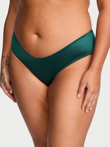 Braguitas Culottes De Pernera Alta Con Tiras Posteriores, Mystique Green, large
