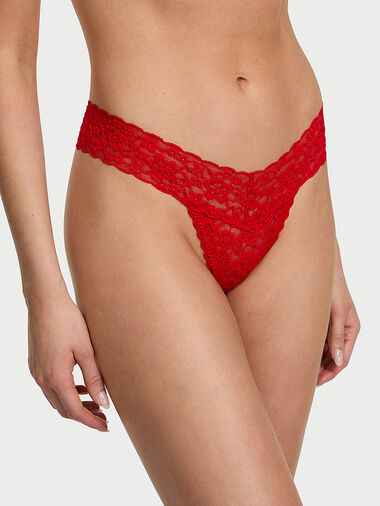 Lace Thong Panty, Lipstick, large
