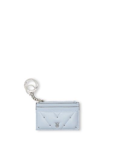 Card Holder Keychain, Adrift Blue, large