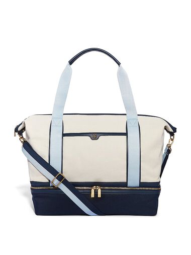 Bolso Weekender, Blue Colorblock, large