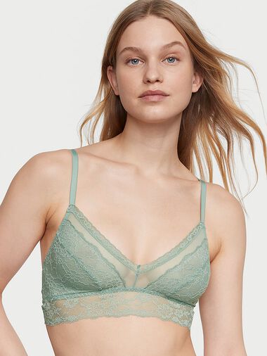 Bralette De Encaje Curvy, Seasalt Green, large