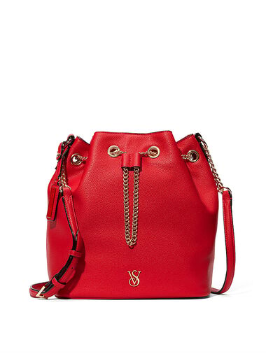 Bolso Bucket, Red, large