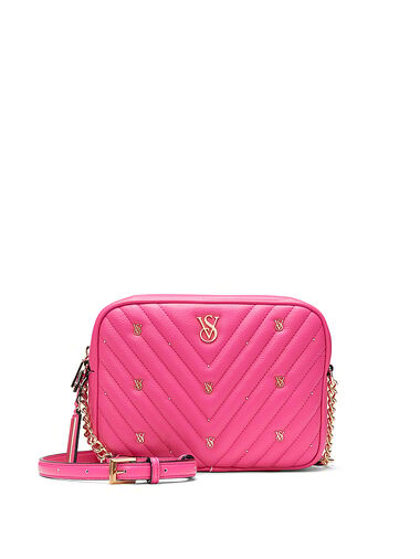 Bolso Cámara Con Bandolera, Pink Stud, large