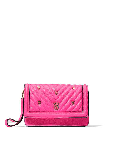 Cartera De Mano Para El Teléfono, Pink Stud, large