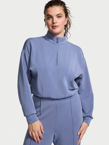 Sandwash Half-zip Pullover, Velvet Morning Blue, large