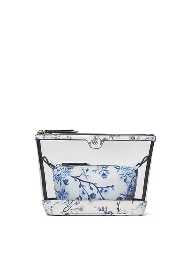 Neceser 2 Piezas, Blue Floral, large