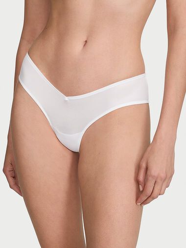 Braguitas Culottes De Pernera Alta Con Tiras Posteriores, Vs White, large