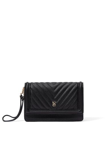 Cartera De Mano Para El Teléfono, Black, large