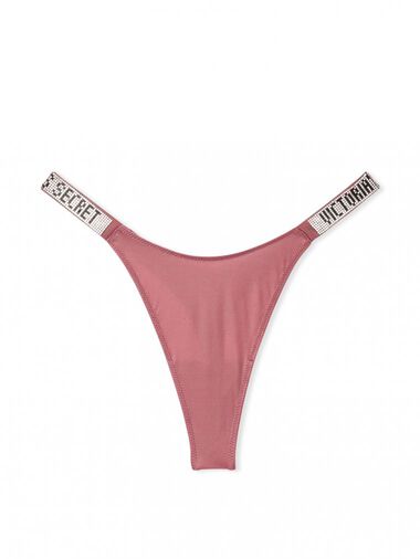 Tanga Con Tira Brillante, Vintage Rose, large