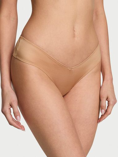 Braguitas Culottes De Pernera Alta Con Tiras Posteriores, Praline, large