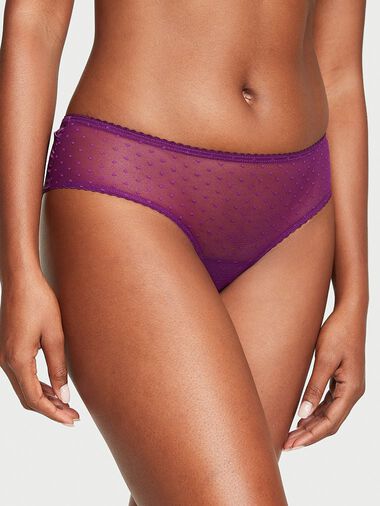 Braguitas Culottes Sin Entrepierna Con Con Detalles De Lazo Y Tiras En La Parte Trasera, Grape Soda, large