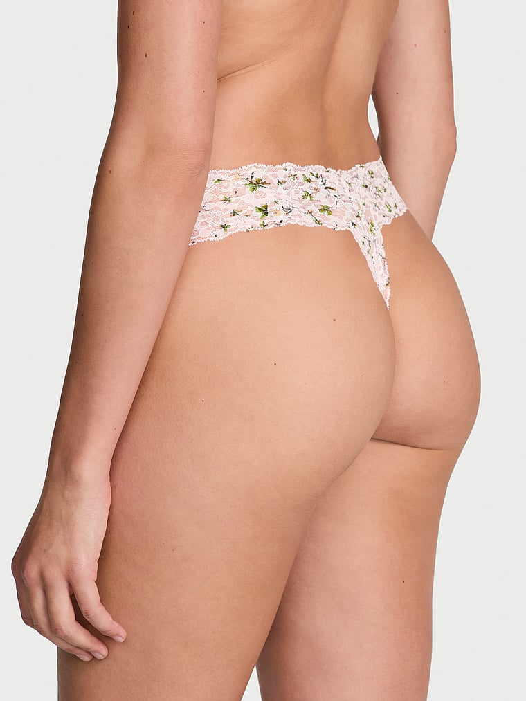 Tanga De Encaje, Purest Pink Floral, large