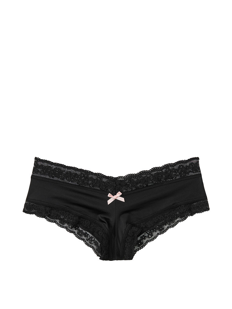 Culotte Con Encaje, Black, large