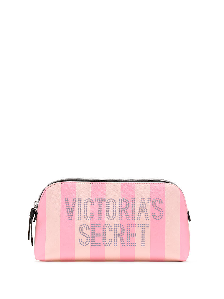 Signature Stripe Beauty Bag, , large