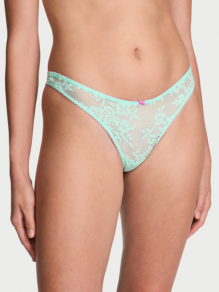 Tanga De Cintura Pronunciada Y Pernera Alta Tease, Waterfall & New Peony, large