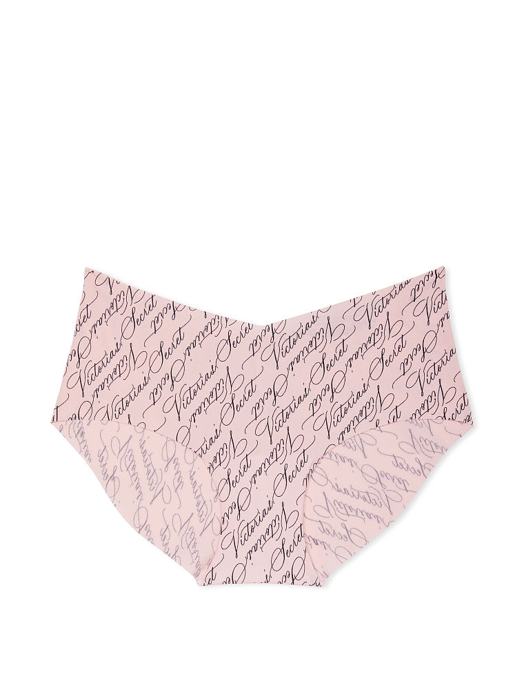 Tanga De Encaje Posey Con Lazos Laterales, Purest Pink Victoria Script, large