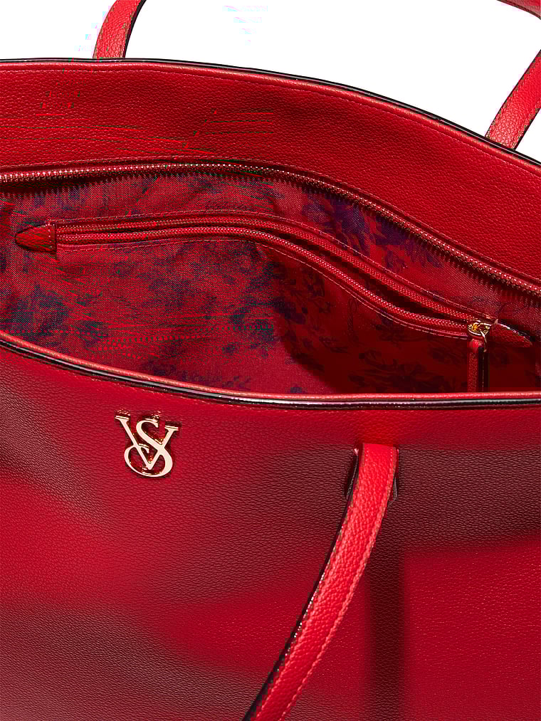 Bolso De Hombro Grande, Red, large