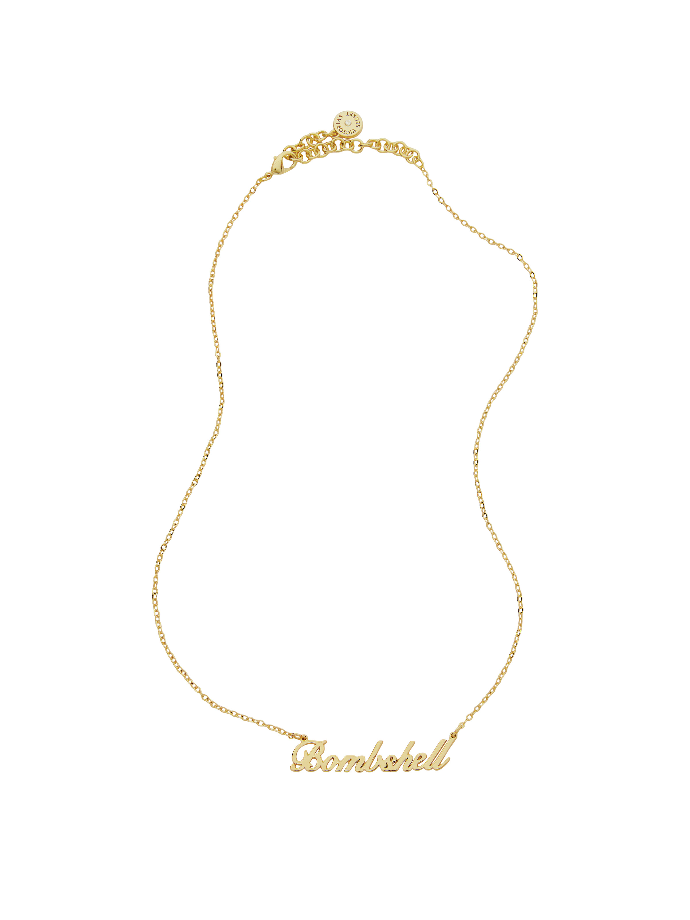 Bombshell Collar Dorado Con Nombre, Description, large