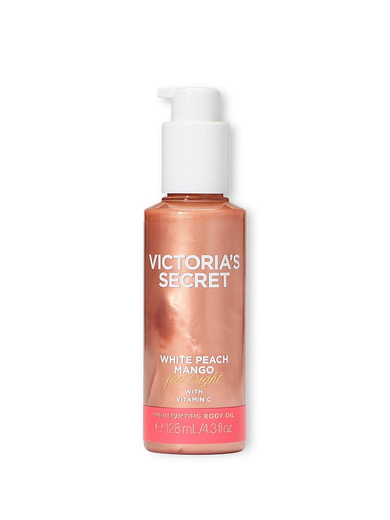 White Peach Mango Highlighting Body Oil, , large
