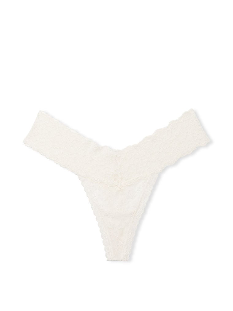 Tanga De Encaje, Coconut White, large