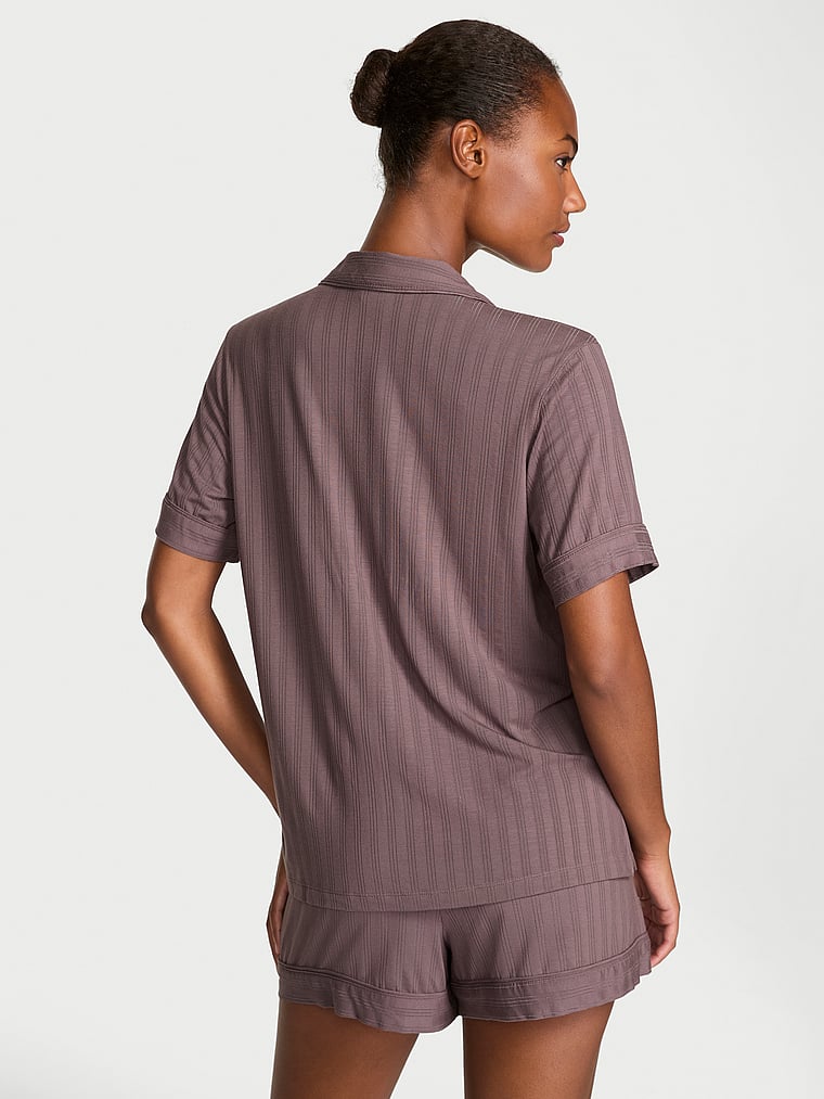 Ultra-fine Modal Short Pajama Set, Cocoa Blush, large