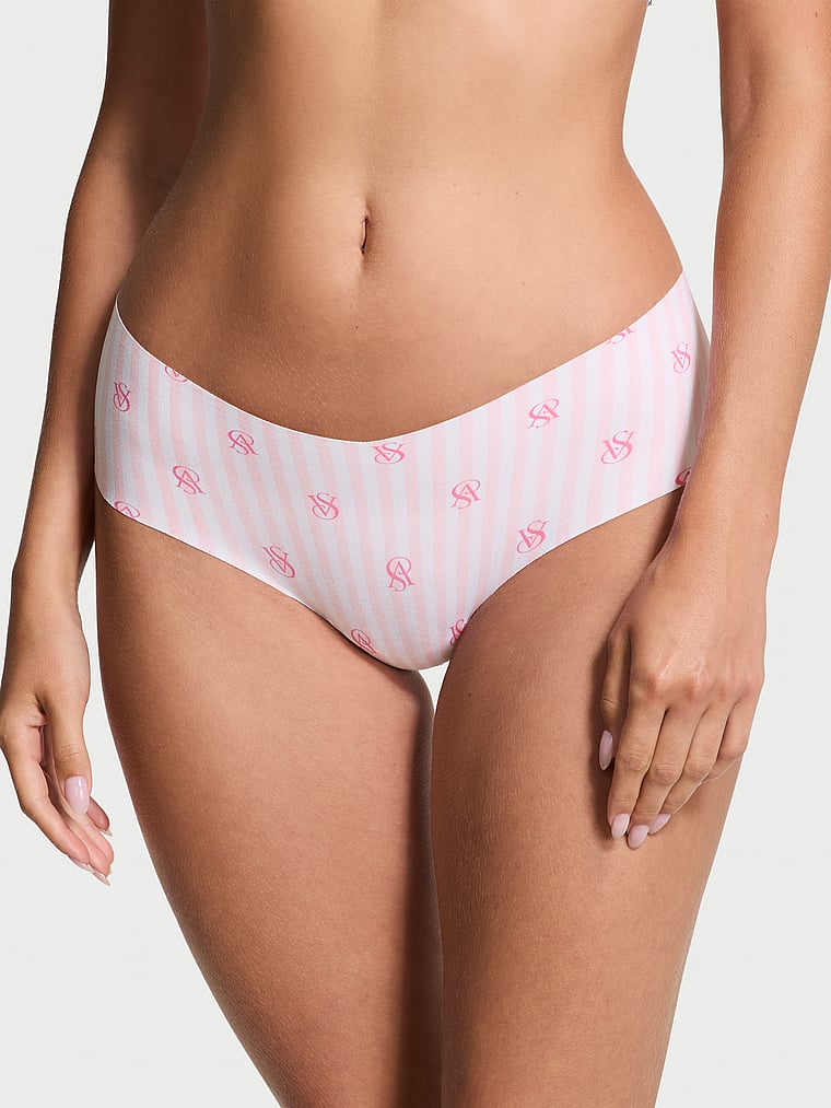 Braguitas Culottes Invisibles, Purest Pink Logo Stripes, large