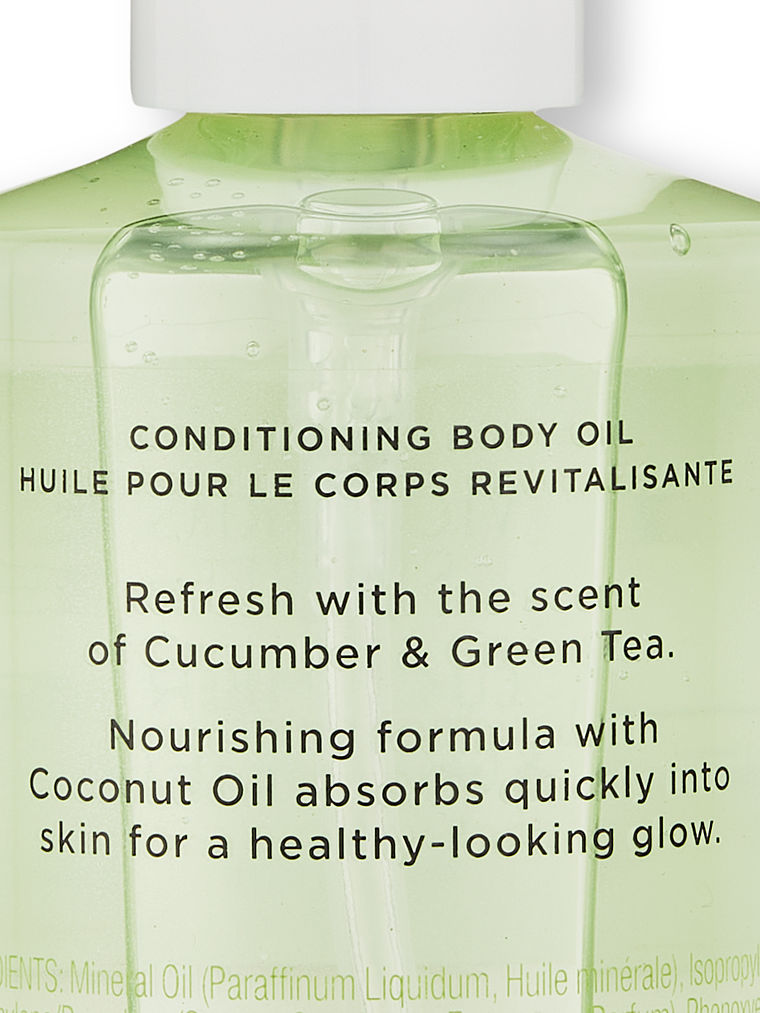 Cucumber & Green Tea Aceite Acondicionador Corporal Natural Beauty, Description, large