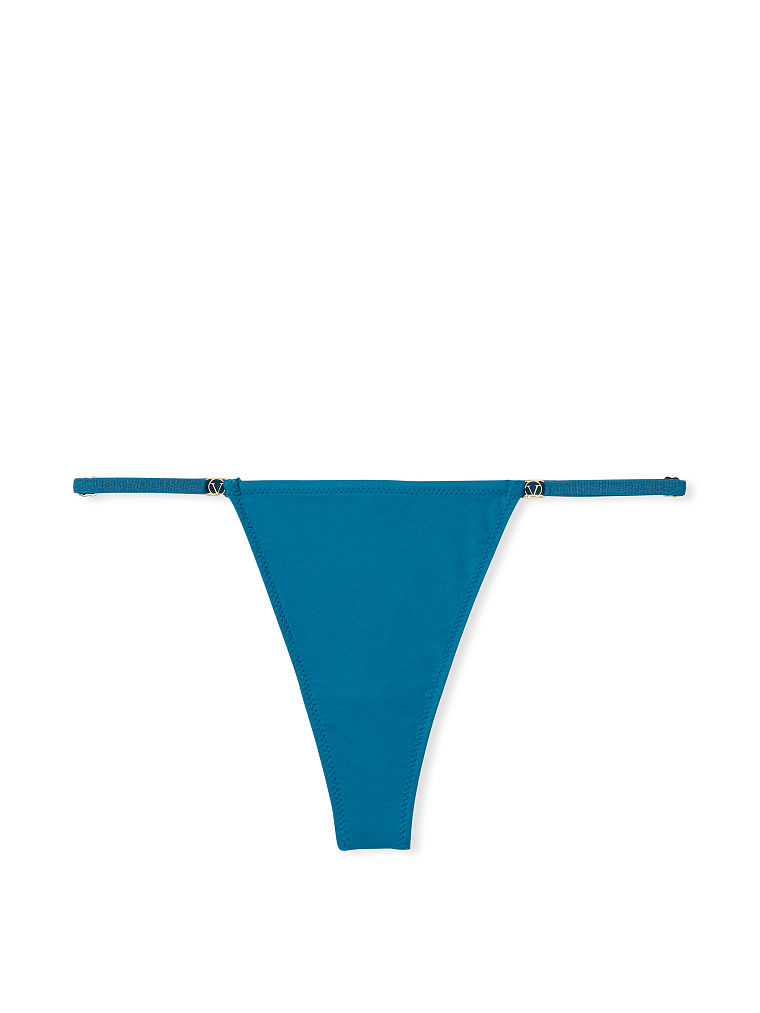 Tanga Con Tiras Ajustables, Blue Sapphire, large