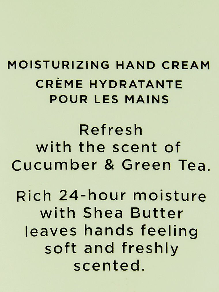 Cucumber Green Tea Natural Beauty Crema Perfumada Corporal Hidratante Mini, Description, large