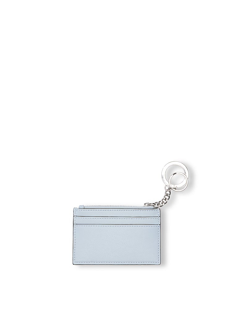 Card Holder Keychain, Adrift Blue, large