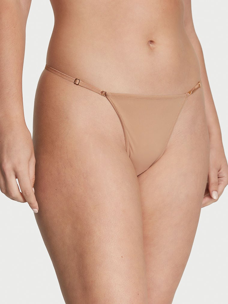 Tanga Con Tiras Ajustables, Praline, large