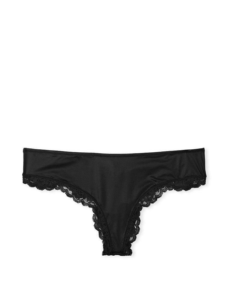 Tanga Suave Con Cut-out En La Parte Trasera, Black, large